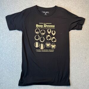 Bella Dona x Honey B Gold Collab T Shirt 143 Ave Hoop Dreams Black Small Mens